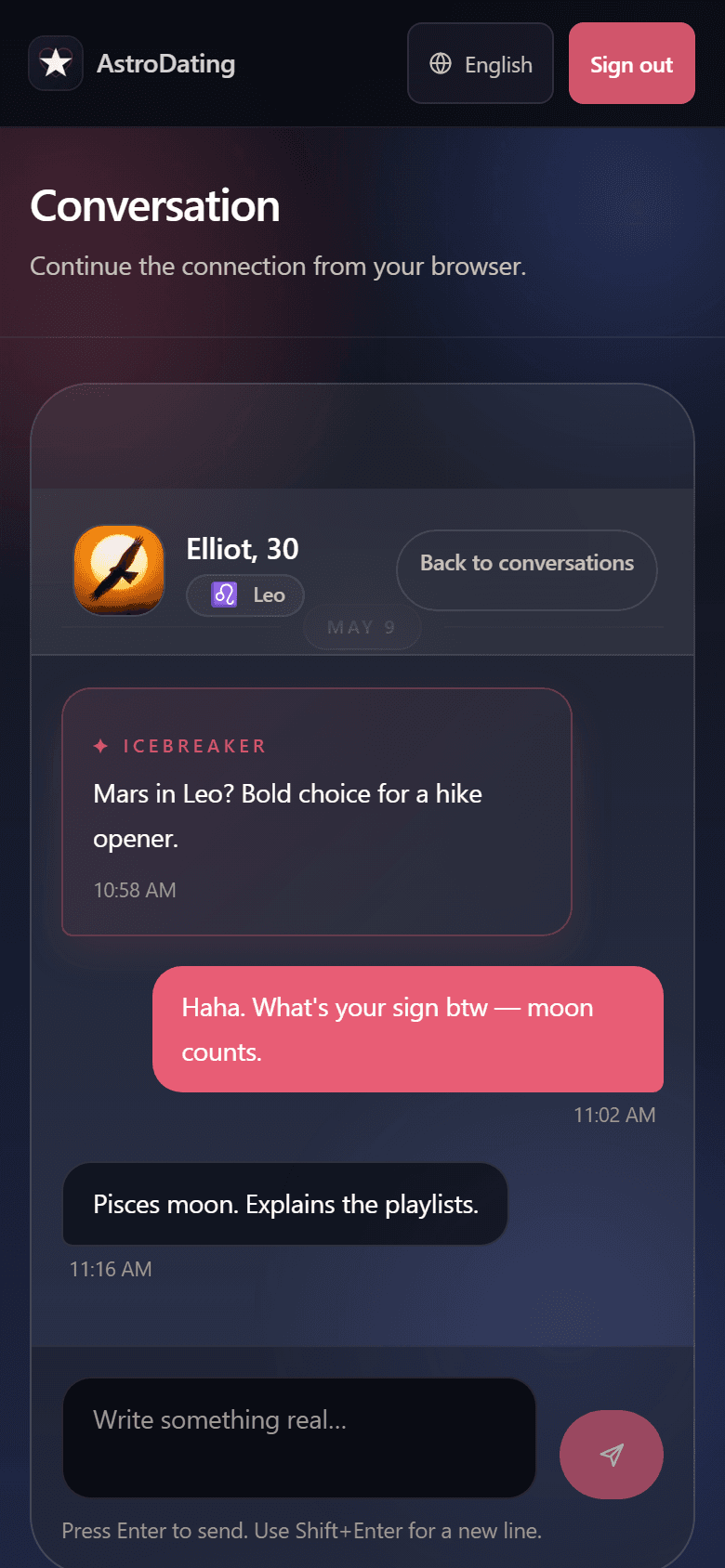 Intentional conversation